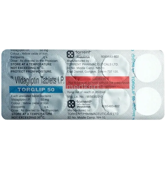 torglip 50mg tablet 10's